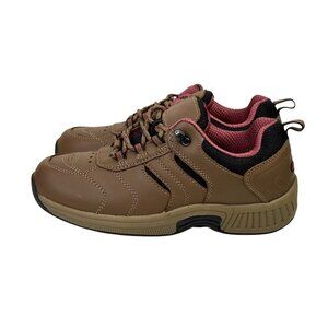 Orthofeet BioFit Sonoma 944 Shoes Womens 6 D Wide Brown Leather Diabetic Comfort